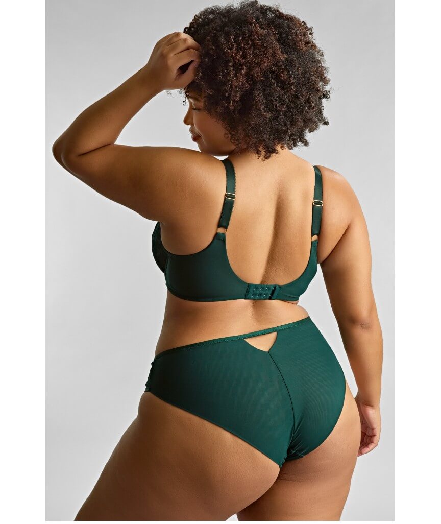 Sculptresse Josephine High Leg Brief - Forest Green